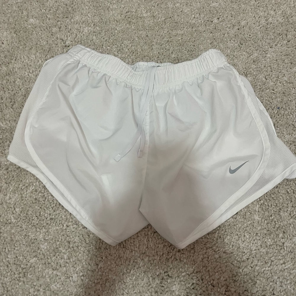 Nike Women's White Athletic Shorts